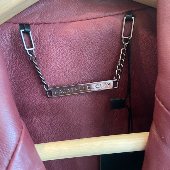 Brand new Bagatelle City leather blazer size xs - Picture 3 of 6